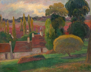 A Farm in Brittany [circa 1894] by Paul Gauguin [1848–1903]